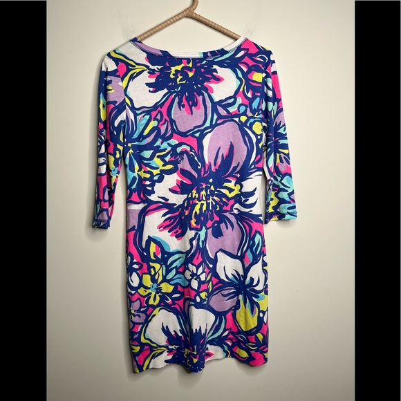 Lilly Pulitzer Palmetto Dress in Tropical Pink Catwalkin - Picture 7 of 7